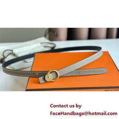 Hermes mini laquee belt buckle & Reversible leather strap 13 mm 29 2023